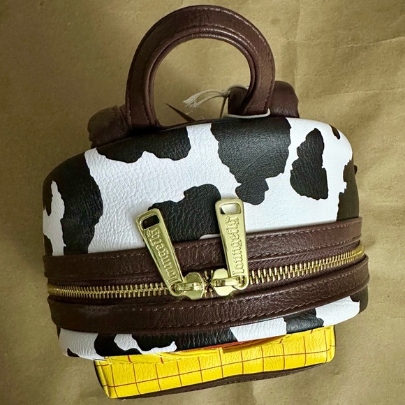 NWT Disney Parks Loungefly Pixar Toy Story Sheriff Woody Mini Backpack - Picture 6 of 9